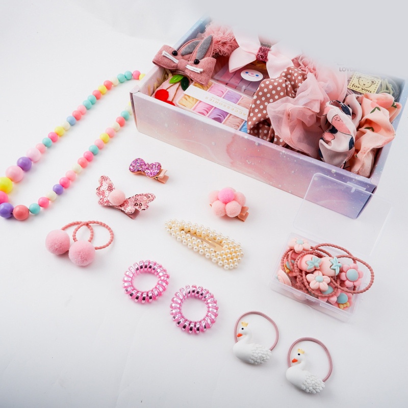 Flgo Dây Buộc Tóc Co Giãn Đáng Yêu Cho Bé Gái