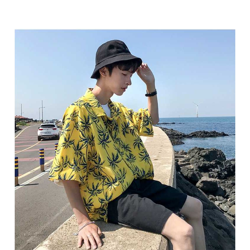 SƠ MI ĐI BIỂN DÀNH CHO NHÓM LỚP CỰC ĐẸP, SƠ MI HOA LÁ, SƯO MI HAWAIL | BigBuy360 - bigbuy360.vn