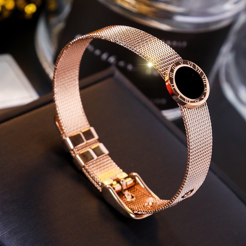 Bộ trang sức Titan Vòng kiểu dáng đồng hồ & Nhẫn