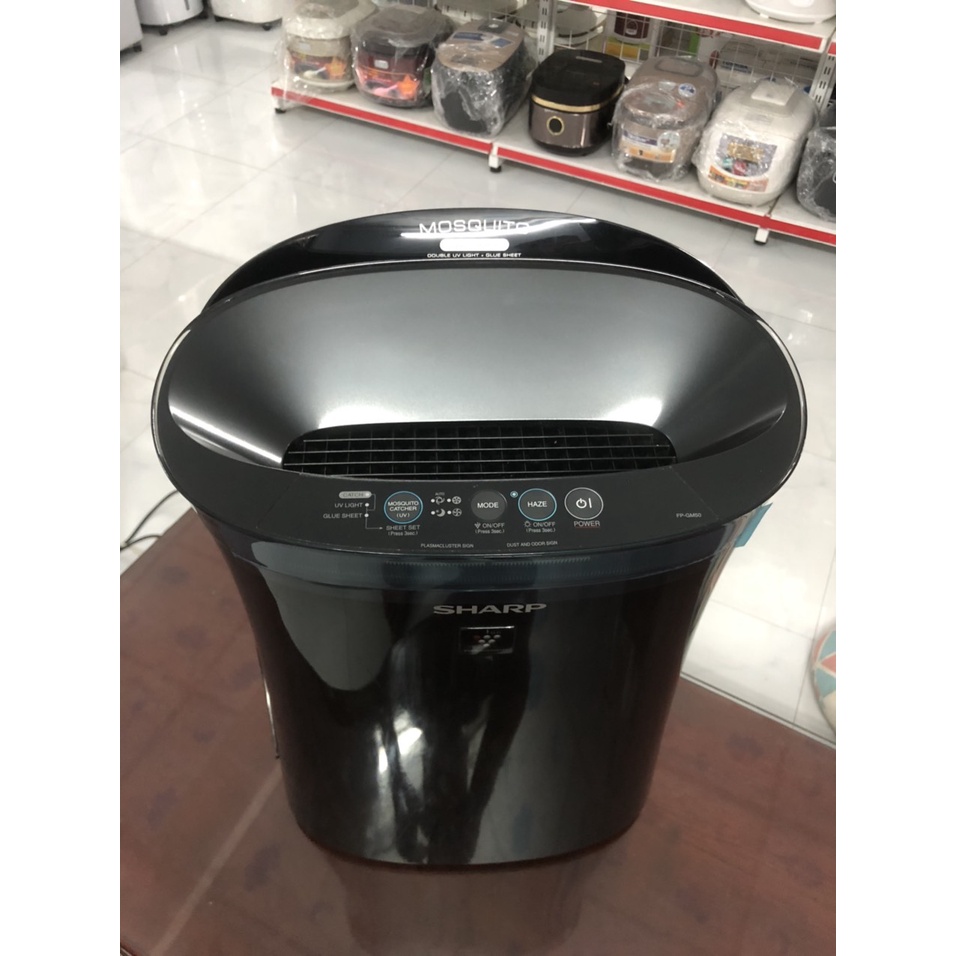 Máy lọc không khí có bắt muỗi Sharp FP-GM50E-B Thái Lan - Hàng trưng bày