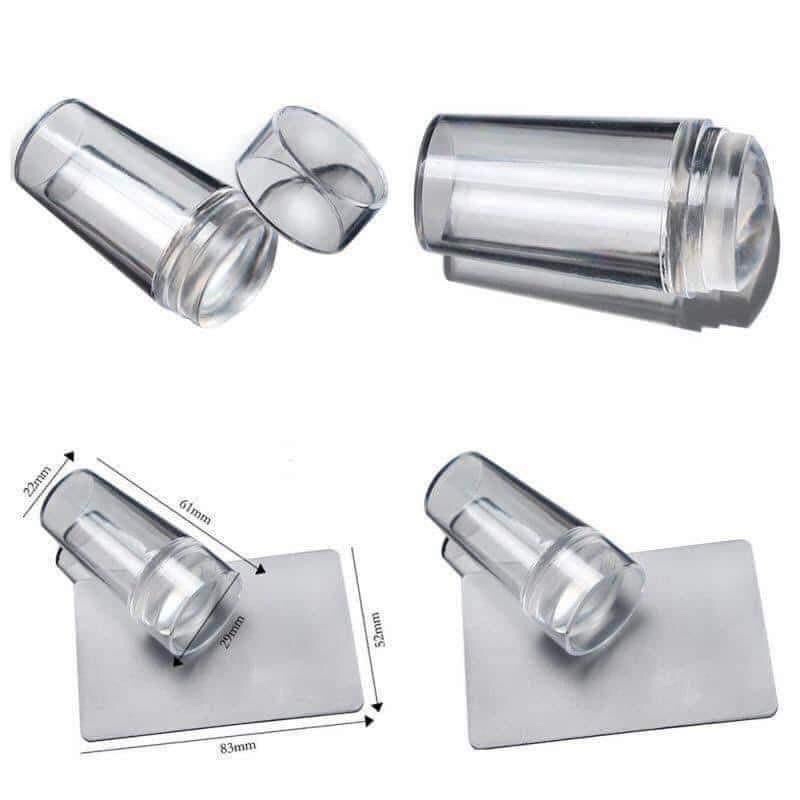 Con dấu nail silicon nail in hoặc fen đầu móng