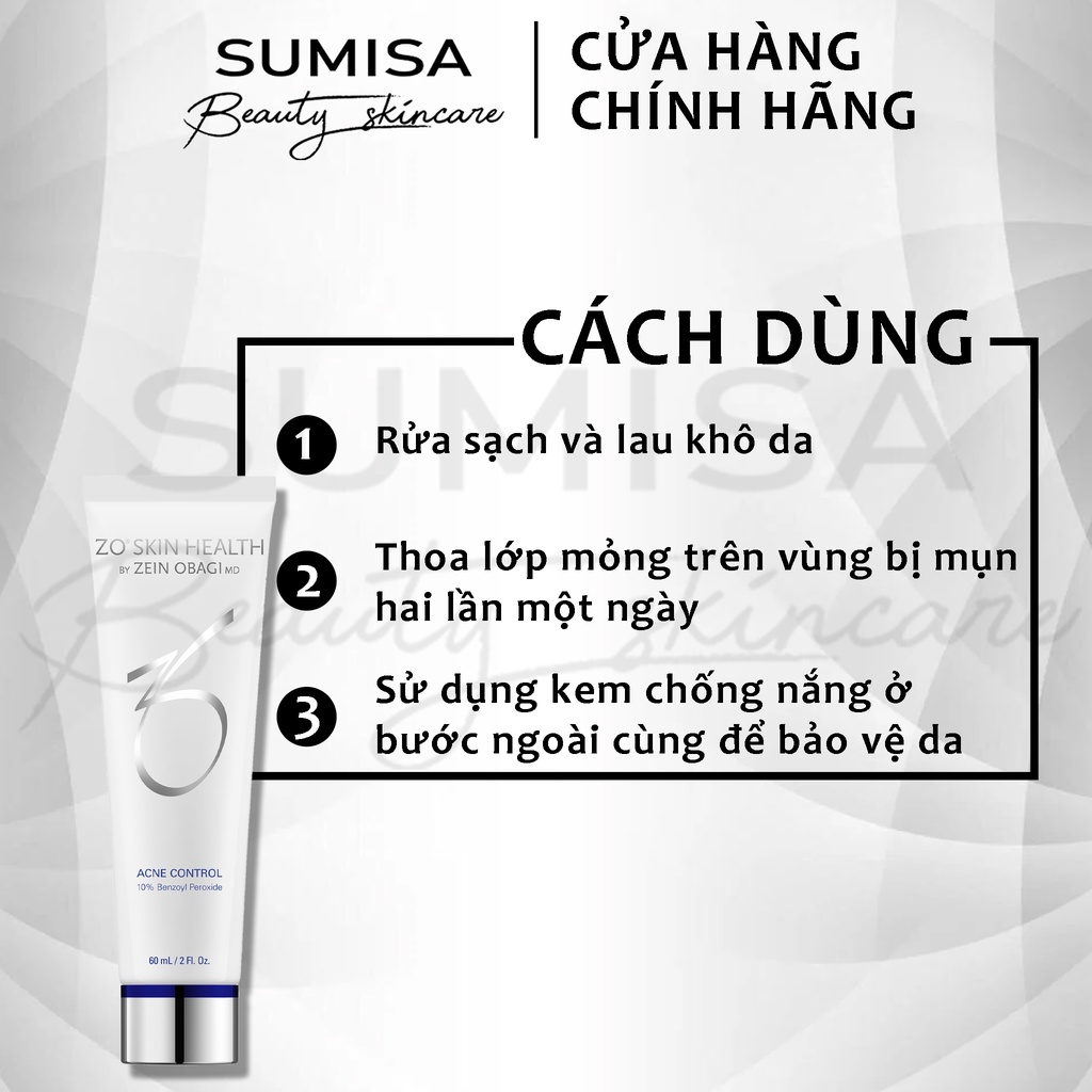 Zo Skin Health ACNE CONTROL KEM NGỪA MỤN TRỨNG CÁ