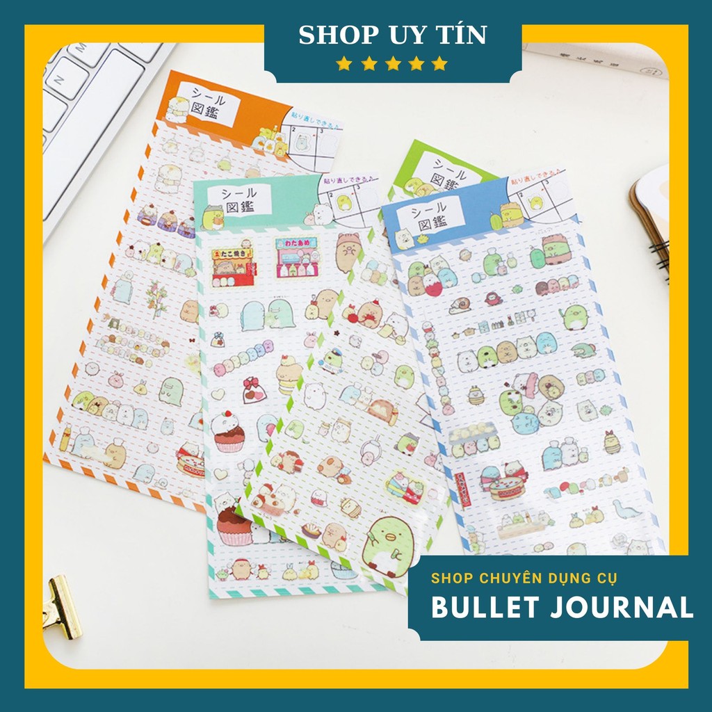 [RẺ VÔ ĐỊCH] Hình dán sticker Sumikko Gurashi nhiều màu dễ thương