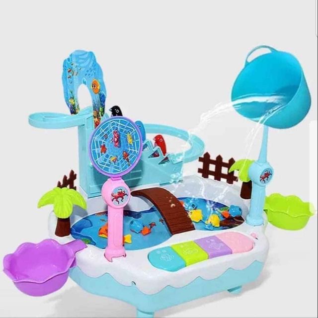 HÀNG XỊN] Đồ chơi câu cá , đàn cầu trượt, leo thang 3 trong 1 cao cấp
