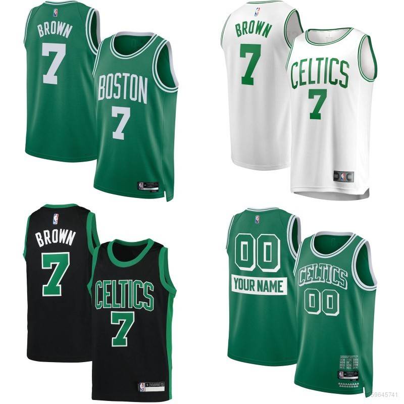 Áo Thể Thao Không Tay Jersey NBA Jersey Boston Celtics Số 7 Màu Nâu Phiên Bản Kỷ Niệm Plus Size 2022