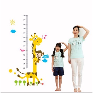 Tranh dán tường đo chiều cao cho bé decal dán tường