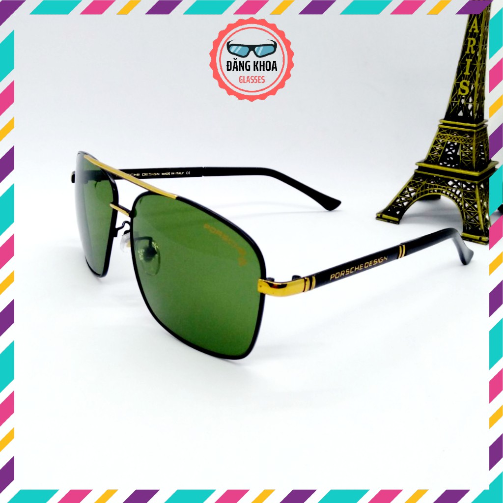 Kính Râm Nam⚡️DIAMON⚡️Kính Thời Trang Nam P8260 Cao Cấp Tròng Thủy Tinh Cường Lực Chống Chói Lóa - Đeo Ngày Và Đêm