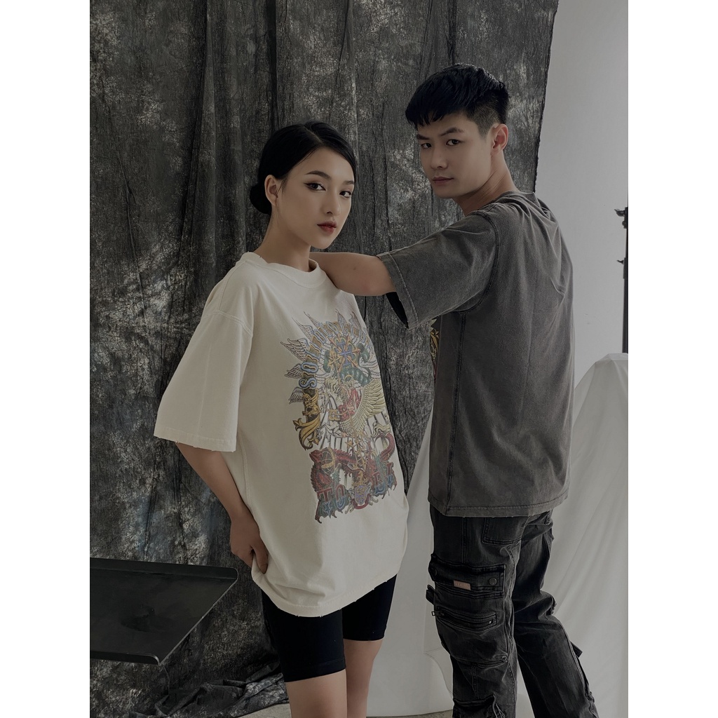 Áo thun tay lỡ SDG TOBI vải Cotton