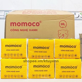 combo 10 gói khăn giấy GẤU TRẮNG MOMOCO 3 lớp dày giấy trắng (giống Gấu trúc)