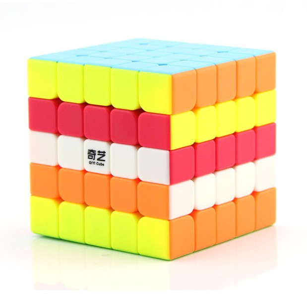 ✔️✔️ Đồ chơi giáo dục Rubik 5 x 5 x 5 QIYI khối lập phương FN0562 - Quay Tốc Độ, Trơn Mượt, Bẻ Góc Tốt - TẶNG 1 ĐẾ RUBIK
