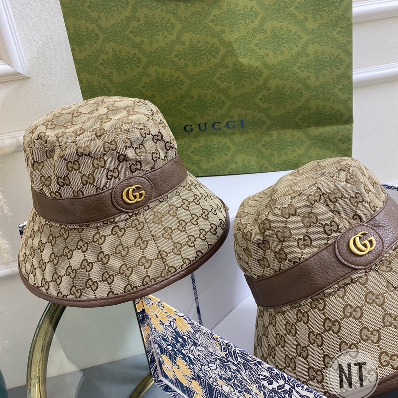 Mũ bucket gc chữ nhỏ form mũ sâu lòng, vành dài ms11001