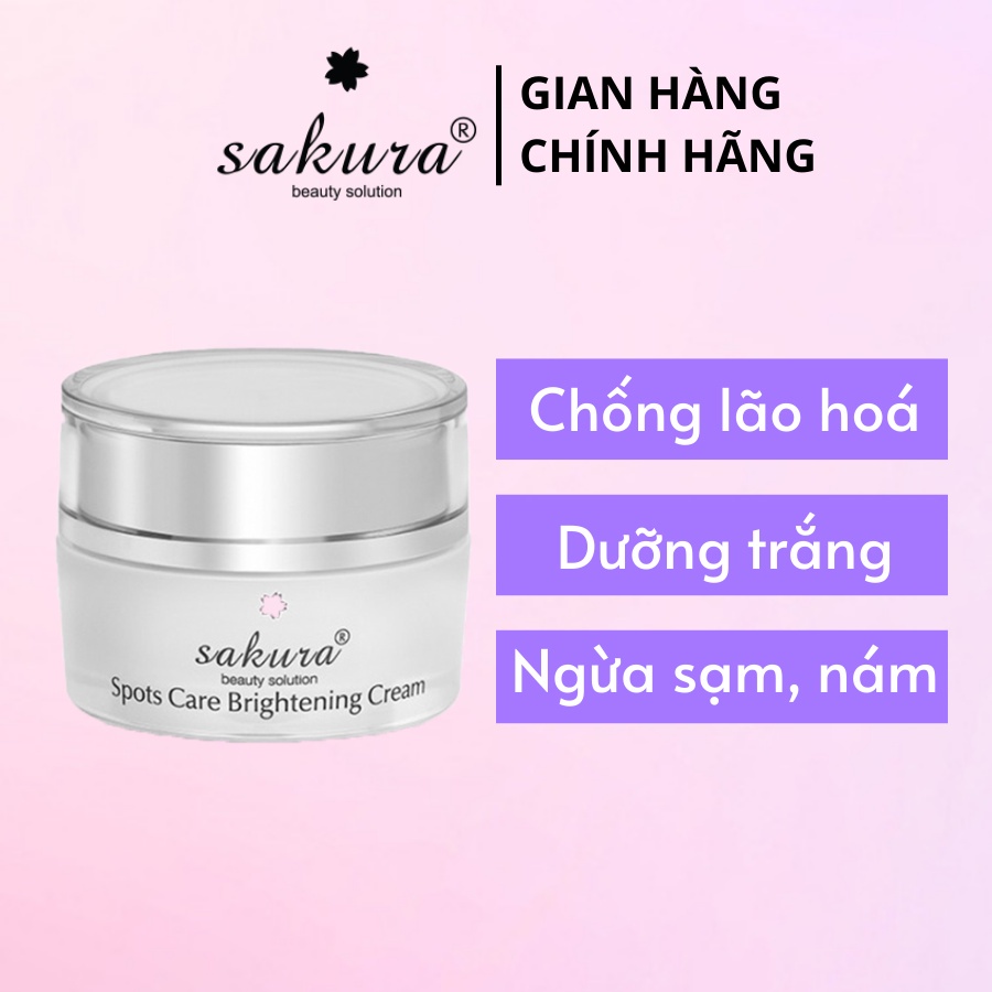 Kem dưỡng da trắng sáng Sakura Spots Care Brightening Cream 13g