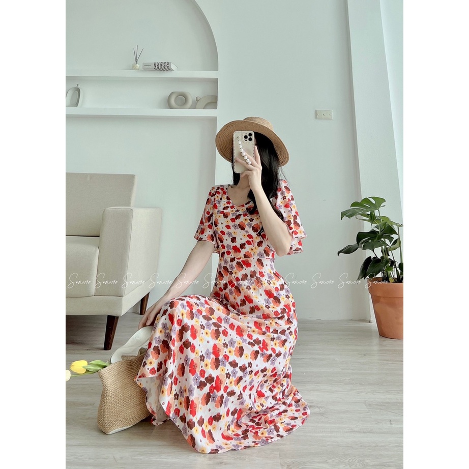 Đầm Hoa Tay Xòe V.e.r.o M.o.d.a