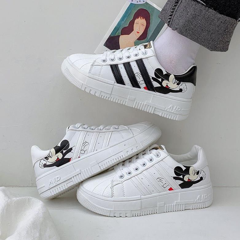 Tết Sale (Mẫu mới) Giày bata thể thao sọc Mickey - Siêu chẩt siêu đẹp : 2021 ^ . ^ ' ) ྇ #