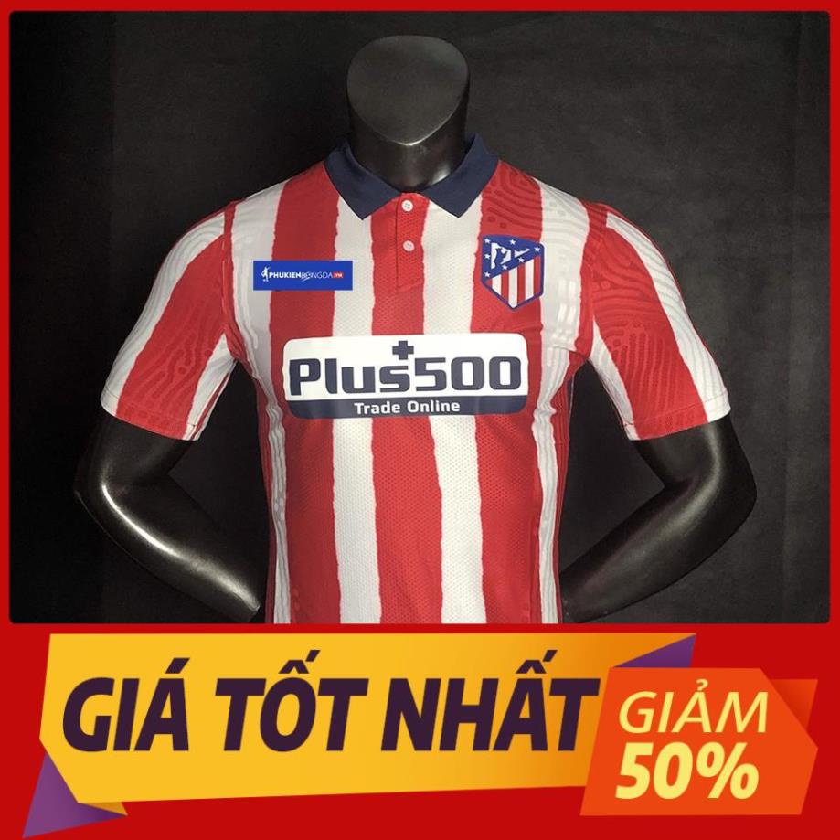 SALE Áo đấu Atletico Madrid sân nhà 2020-2021 đỏ sọc trắng, áo Atletico đỏ sọc trắng sân nhà 2020-2021 SF (Thái Lan)