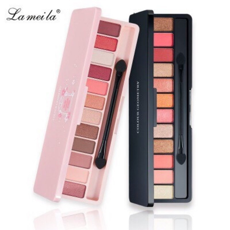 [Hàng mới về] Bảng phấn mắt Lameila màu nhũ và lì trang điểm chống nước  | BigBuy360 - bigbuy360.vn