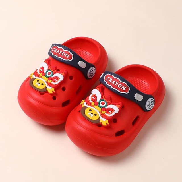 Dép sục Cartoon slippers trẻ em siêu nhẹ, êm, chống trơn trượt hình động vật dễ thương