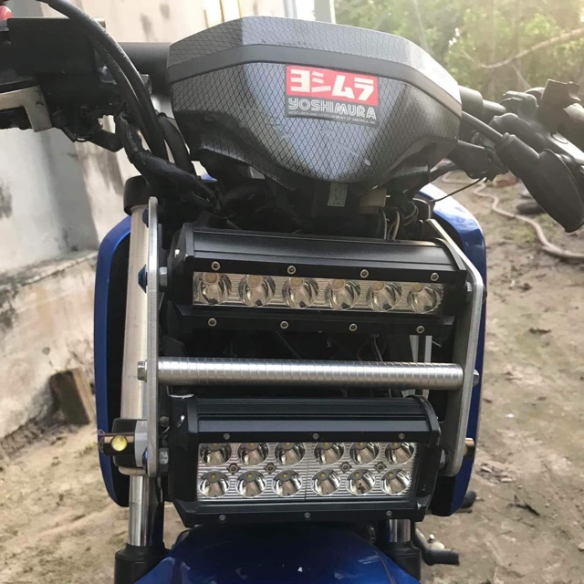 Đầu đèn msx dãy LED 12 bóng , dãy 6 bóng cực sáng gắn trực tiếp cho msx , msx sf , demons , tnt125