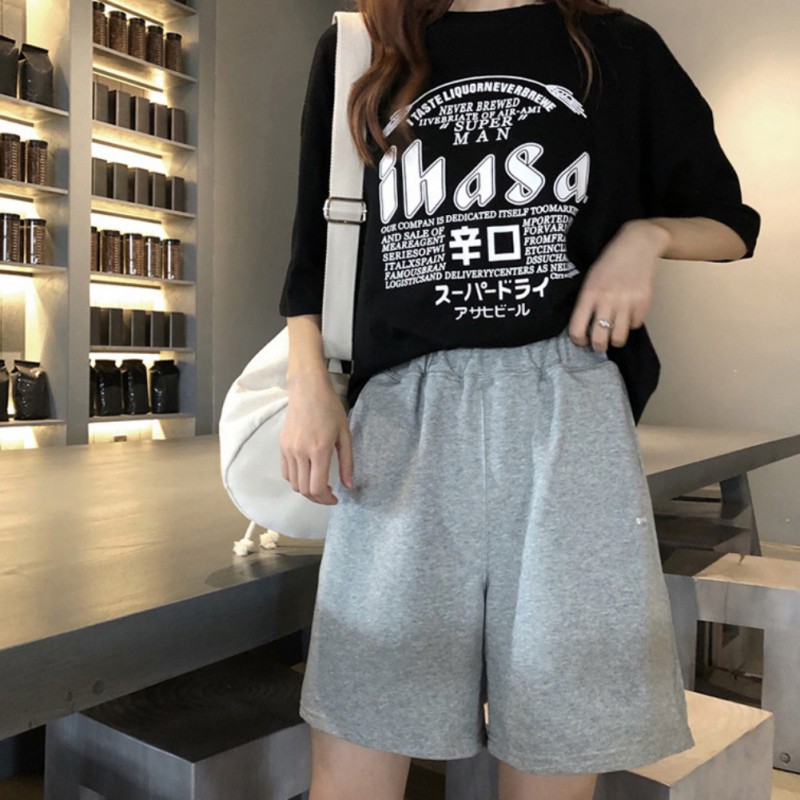 Quần lửng ống rộng mùa hè cho nữ