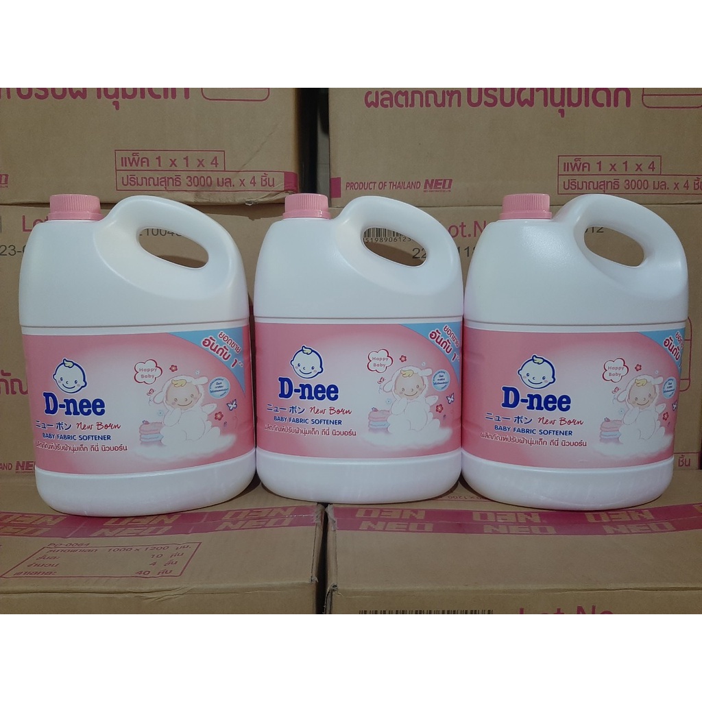 Nước xã vải và mềm mại, lưu hương  Dnee 3000ml Thái Lan