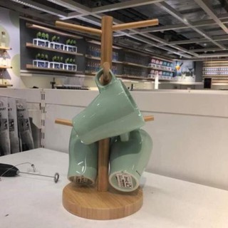 Giá treo cốc bằng tre ostbit ikea
