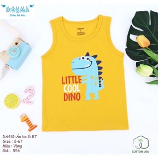 {Hàng sẵn} Áo ba lỗ bé trai dokama (2-6)