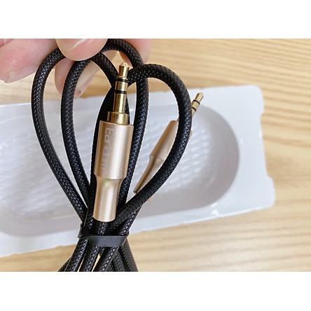 Dây Ra Loa 2 Đầu 3.5 Earldom AUX-31 dài 1m hàng chính hãng