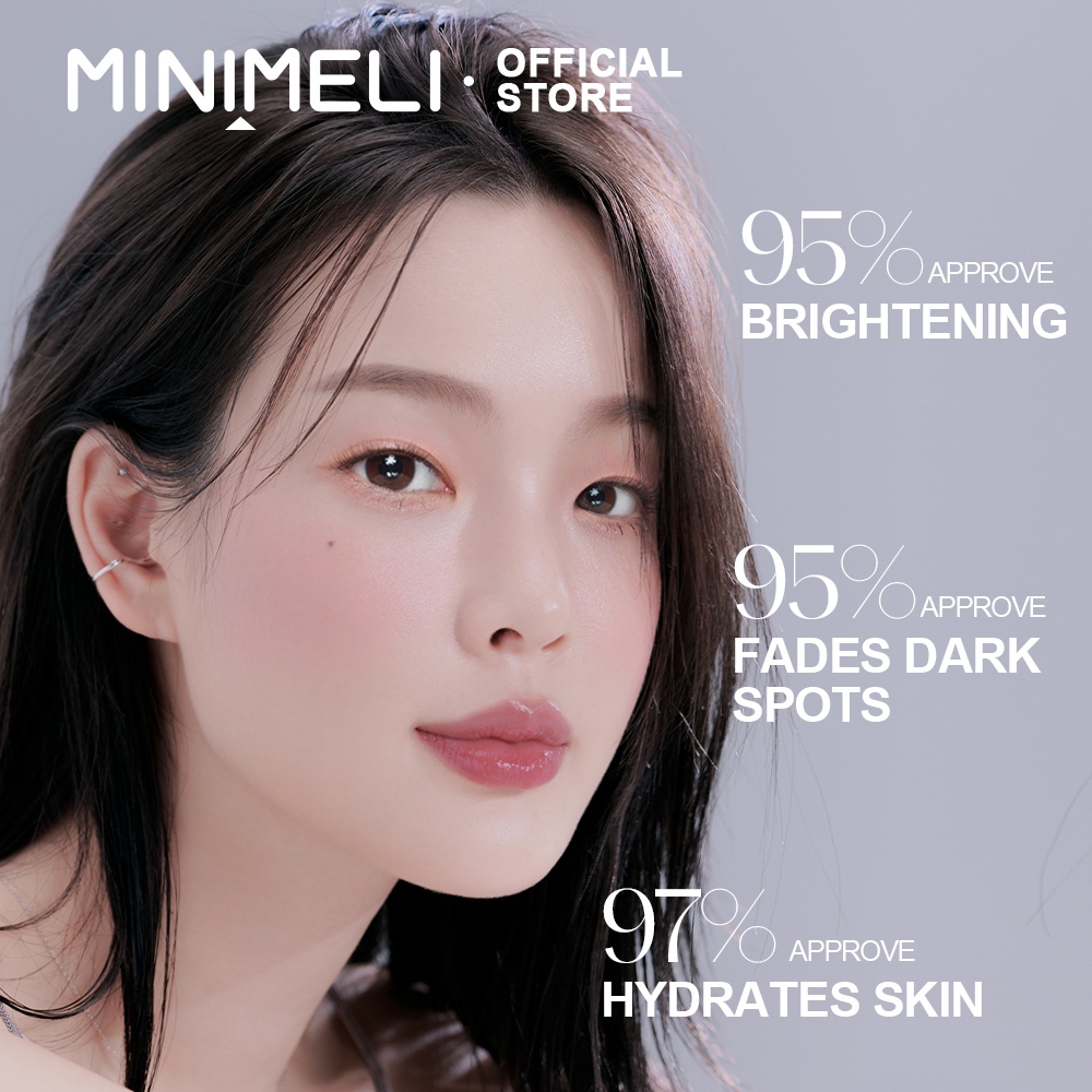 Serum MINIMELI Vitamin C làm trắng da Tinh chất chống lão hóa Hyaluronic Acid 15ml