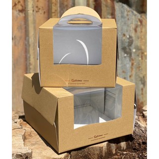 Hộp đựng bánh sinh nhật 25*20cm kèm đế trắng