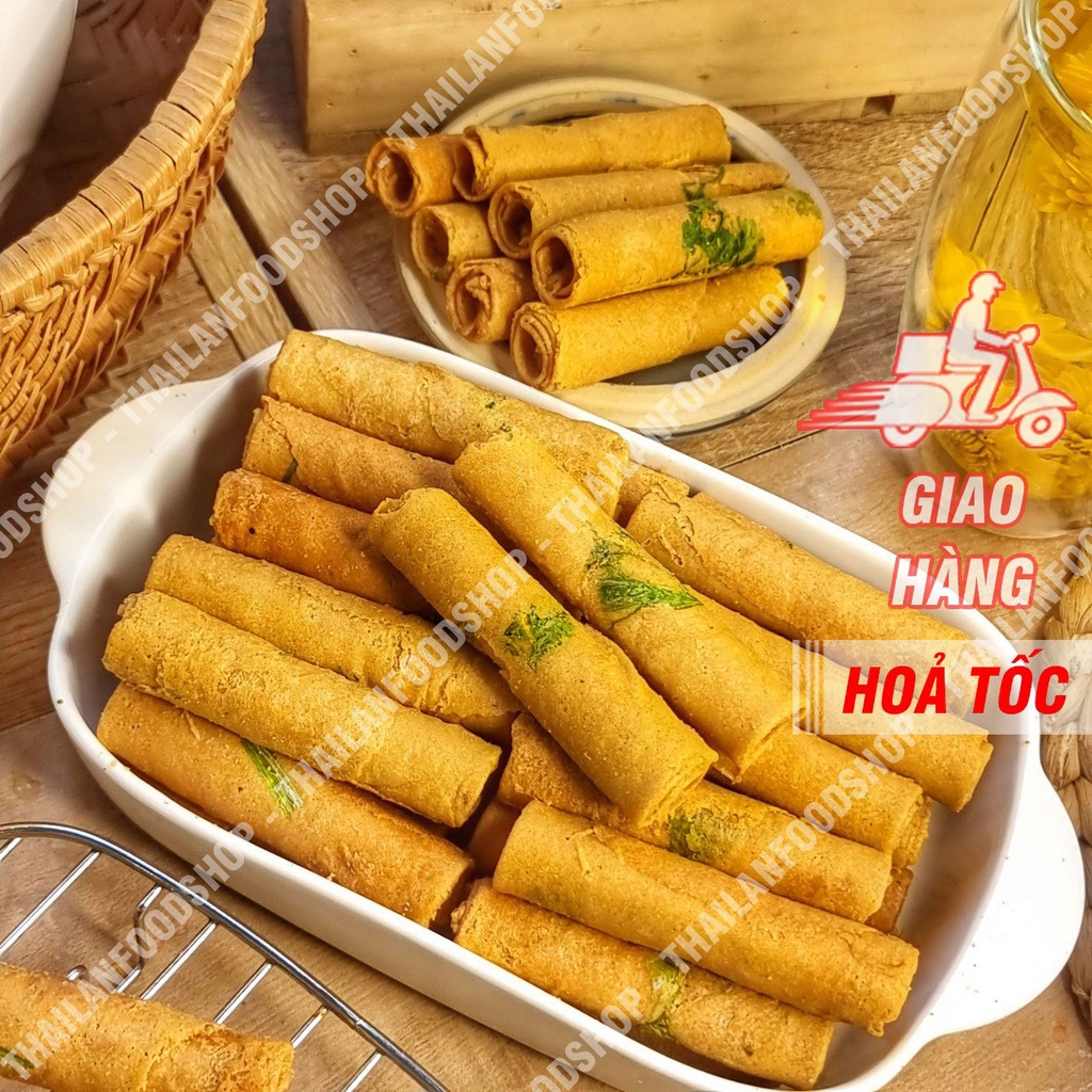 Bánh Ống Ngò Nhân Bơ Đậu Phộng Lon 400Gram