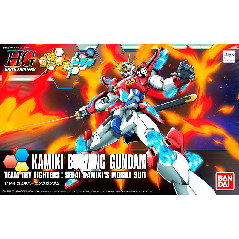 Mô hình lắp ráp Gundam Bandai HGBF 043 Kamiki Burning [GDB]