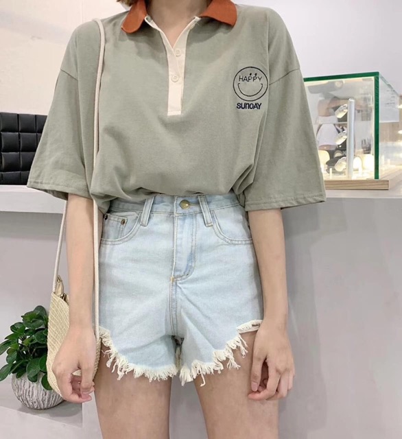 Áo Thun Polo Happy😊