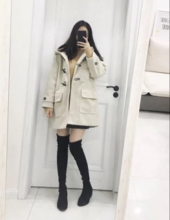 ÁO DẠ KHUY SỪNG MŨ LÔNG