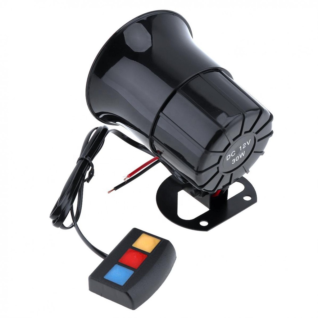 Còi Hú Cảnh Sát 3 Chế Độ 12V 30W Cho Xe Ưu Tiên