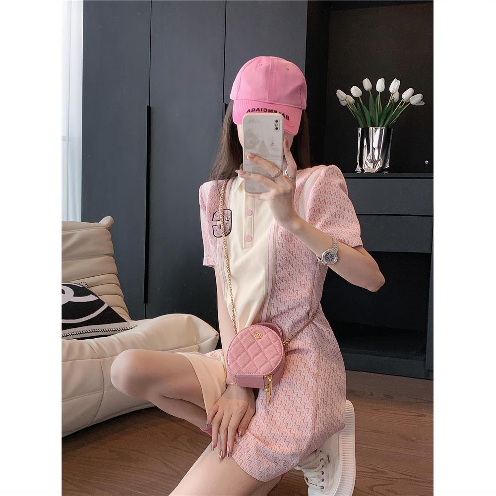 &quot;Original&quot; French Polo dress women's 2022 summer new chic senior sweet waist dress