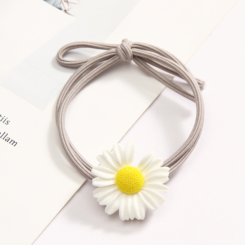 Dây buộc tóc Scrunchies HD127 hoa cúc khuyết
