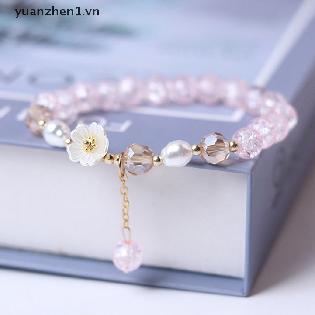 Vòng Đeo Tay Co Giãn Đính Hạt Ngọc Trai Và Vỏ Sò Phong Cách Bohemian Thời Trang Cho Nữ