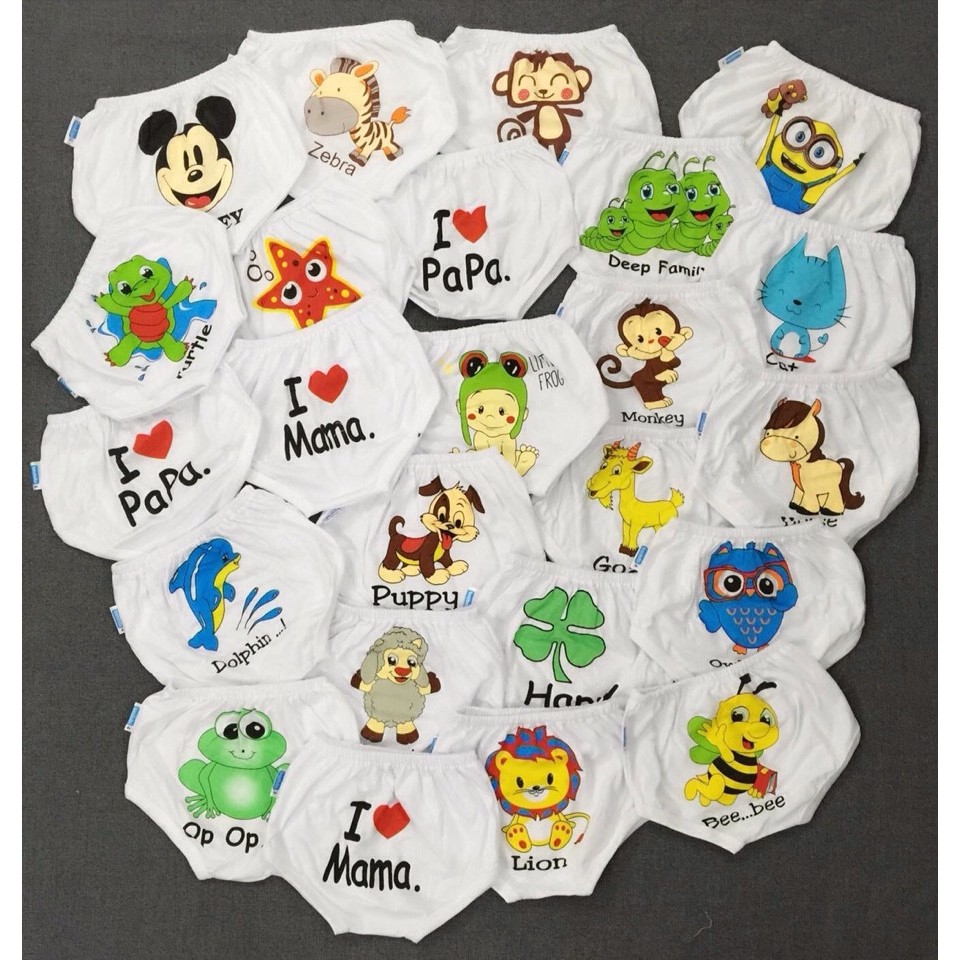 set 10 quần mông thú cho be Size 1,2,3,4 - S326