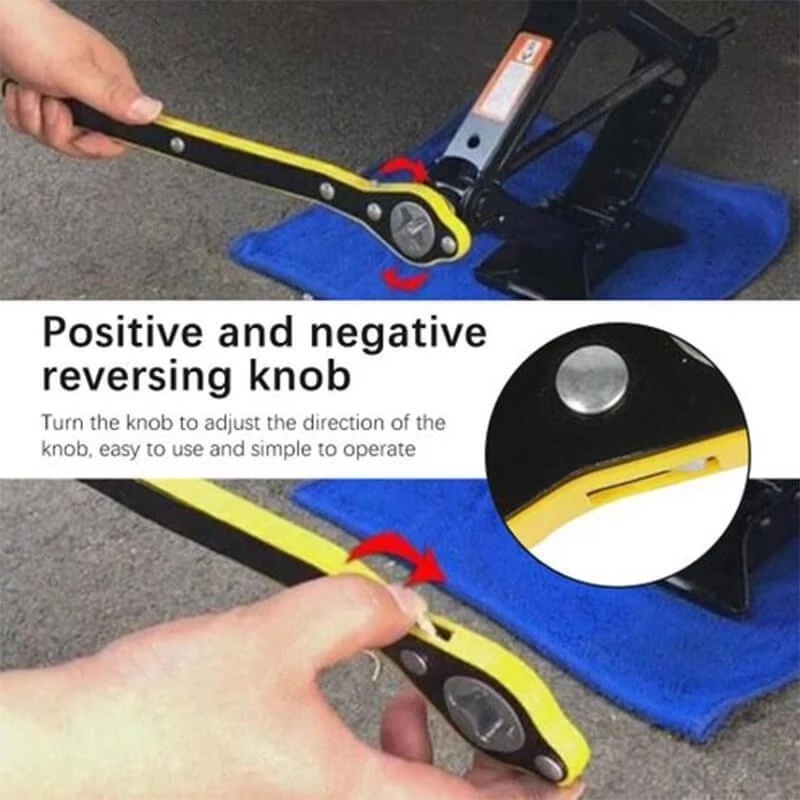 Cờ Lê Nâng/Tháo Bánh Xe Hơi Xoay 360 Độ Tiết Kiệm Sức