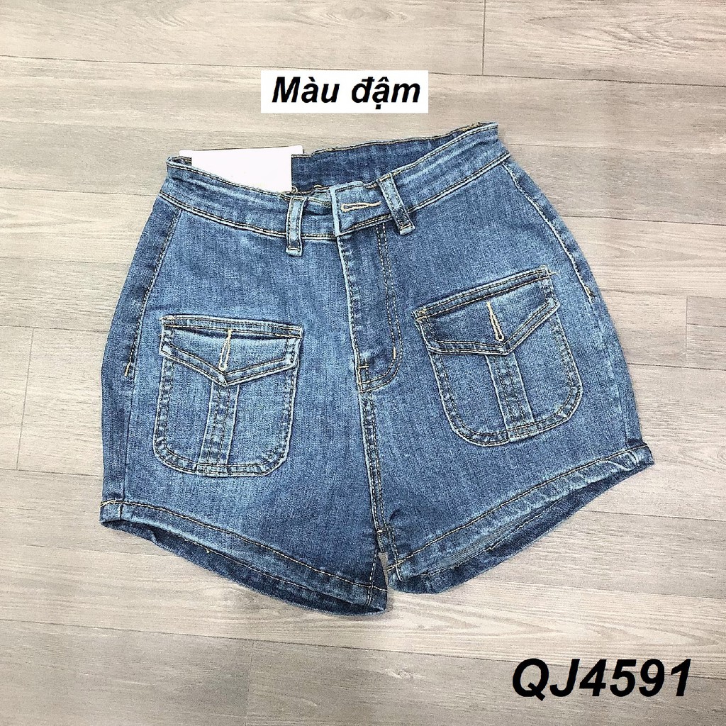 Quần đùi jeans co giãn ôm dáng QJ4591