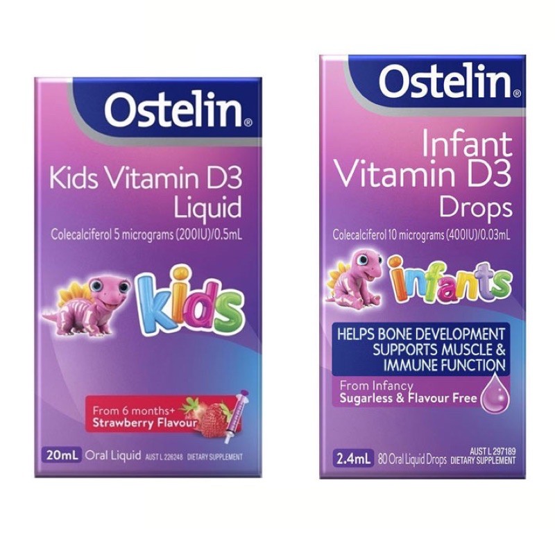 Ostelin D3 Drops 2.4ml (80 drops)