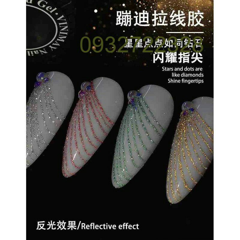 gel nhện vinimay siêu sáng 6 màu