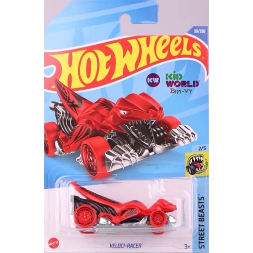 Xe mô hình Hot Wheels basic Khủng long Veloci-Racer HCV66, 40K.