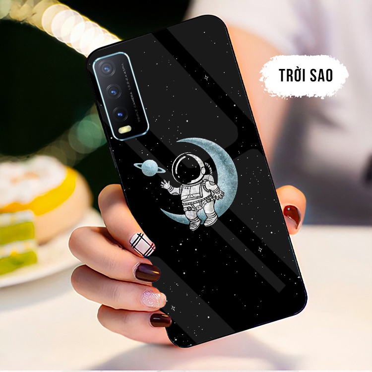 Ốp Lưng VIVO Y20, Y20S, Y12S, V20SE Mặt kính cường lực cao cấp, sáng bóng, chất lượng