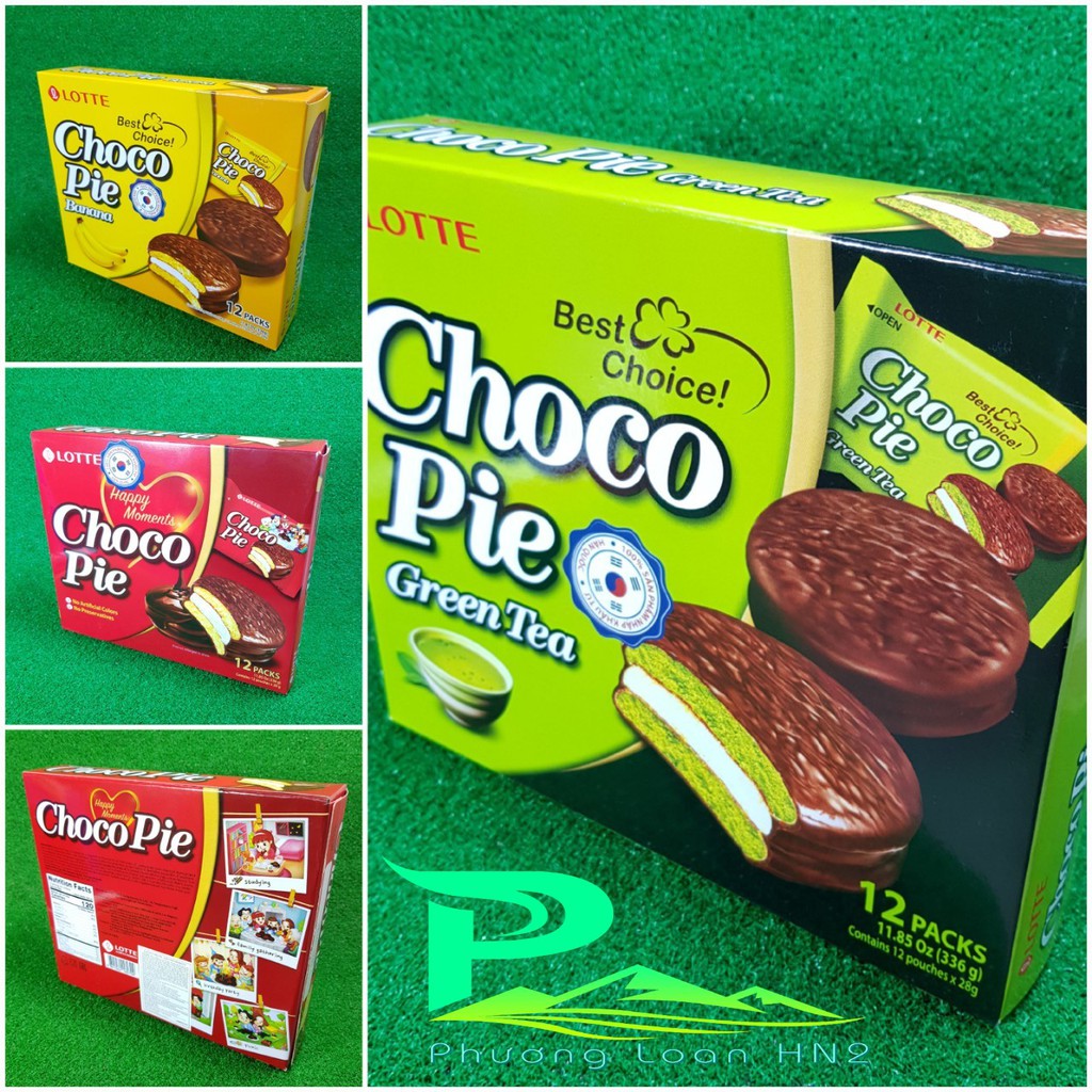 Bánh ChocoPie Hàn Quốc - Nhập khẩu chính hãng hộp 336g