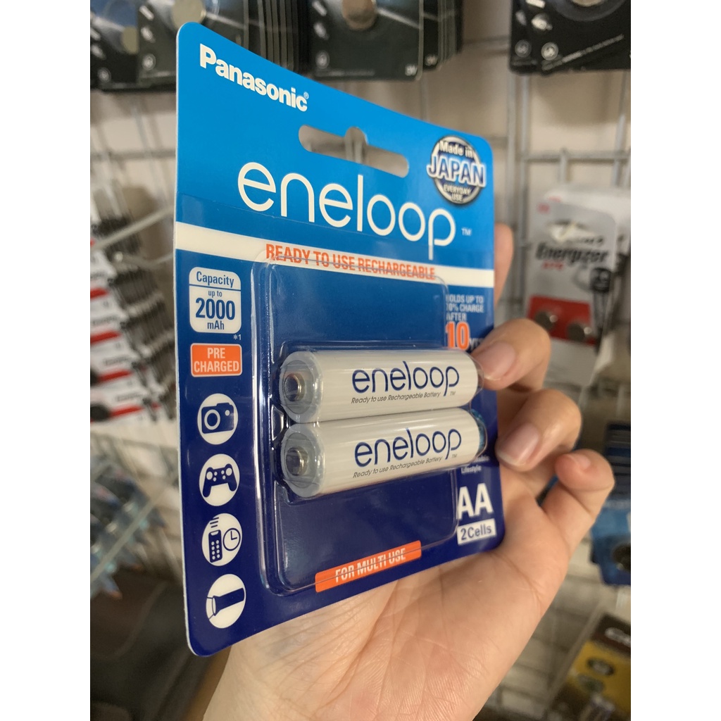 Pin Sạc Eneloop AA 2000mAh - Pin sạc tiểu Panasonic chính hãng