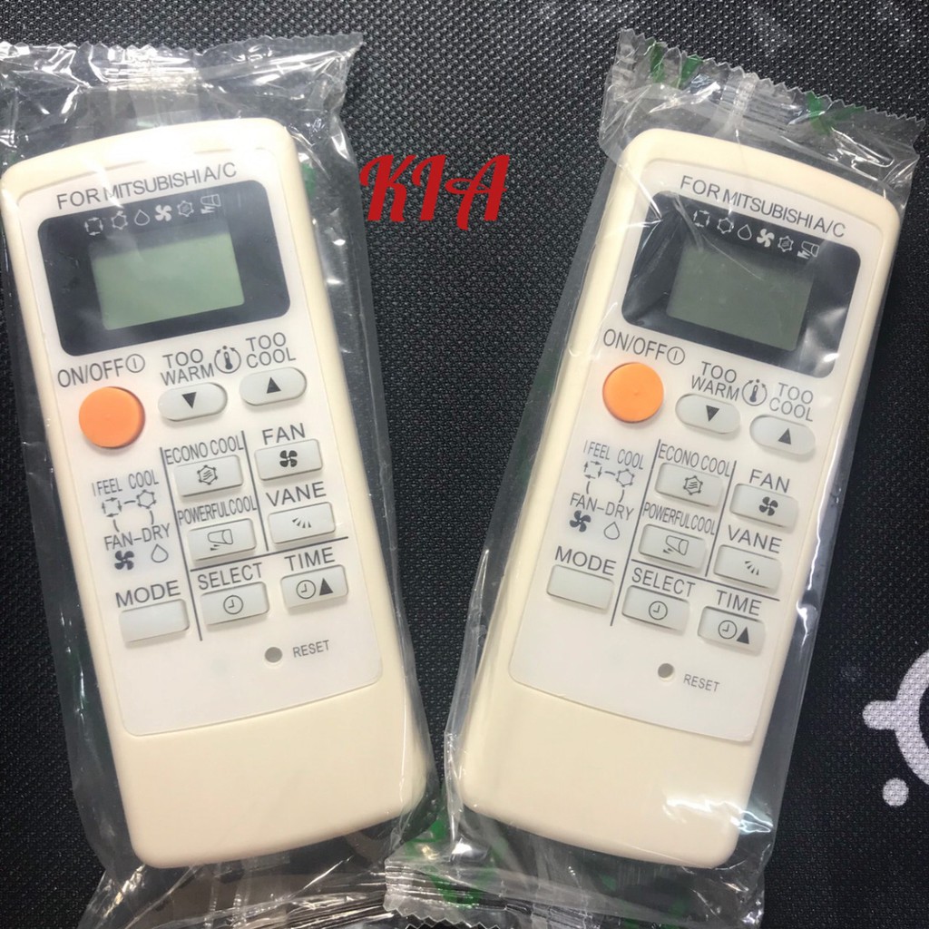 REMOTE MÁY LẠNH .MITSUBISHI ELECTRIC INVERTER MP04A MẶT ĐEN - ĐIỀU KHIỂN ĐIỀU HÒA MP04A