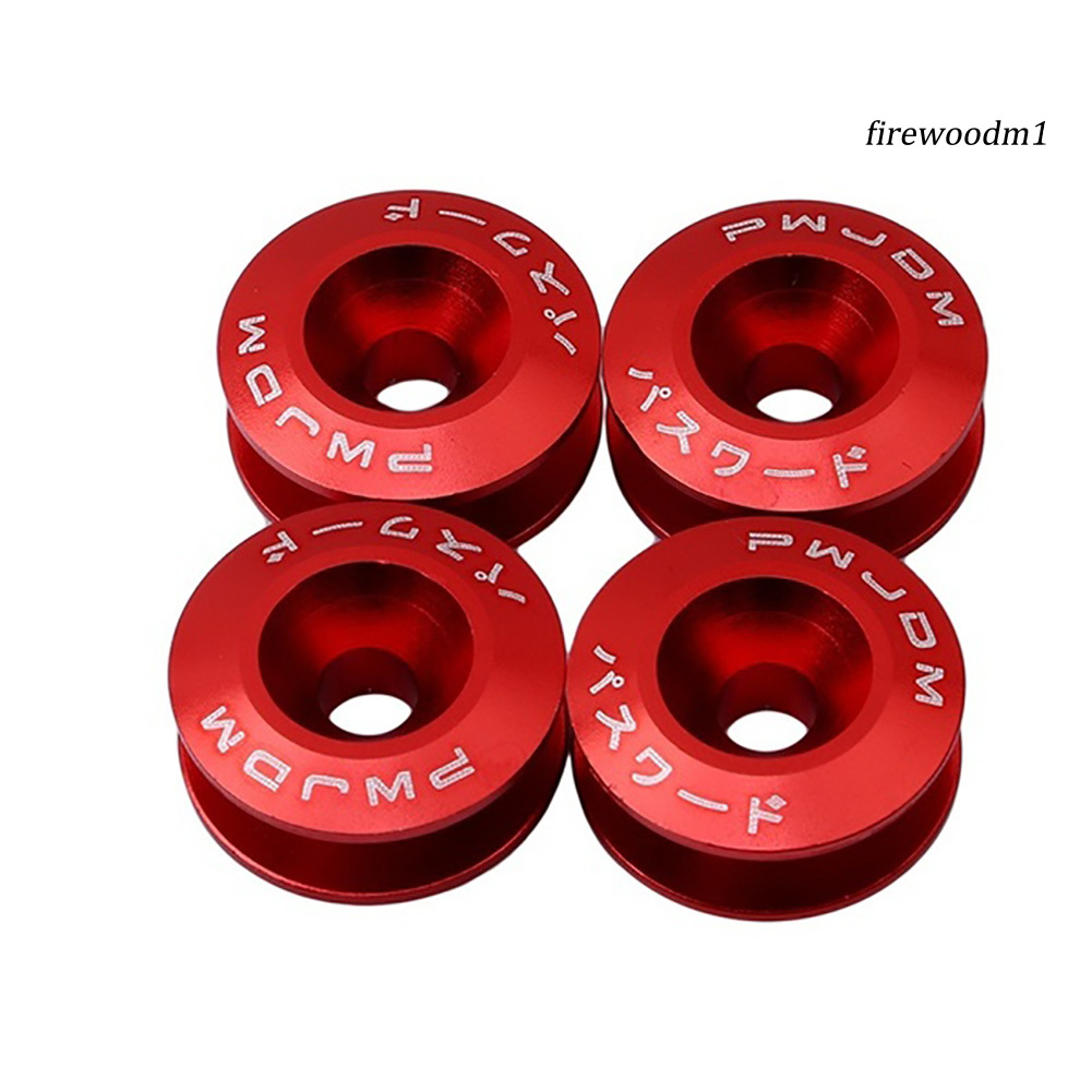 FENDER Bộ Ốc Vít Cố Định Tấm Chắn Bùn Xe Hơi Tháo Lắp Nhanh Tiện Lợi