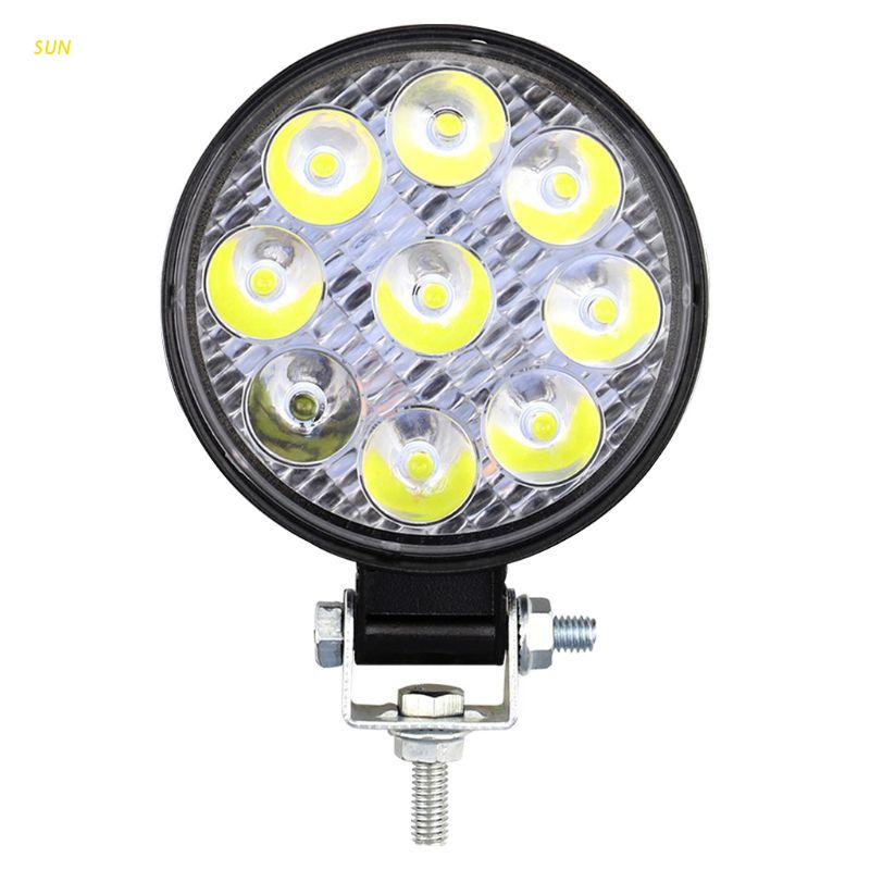 Thanh đèn LED mini 27W 12V 24V ánh sáng trắng cho xe hơi xe tải