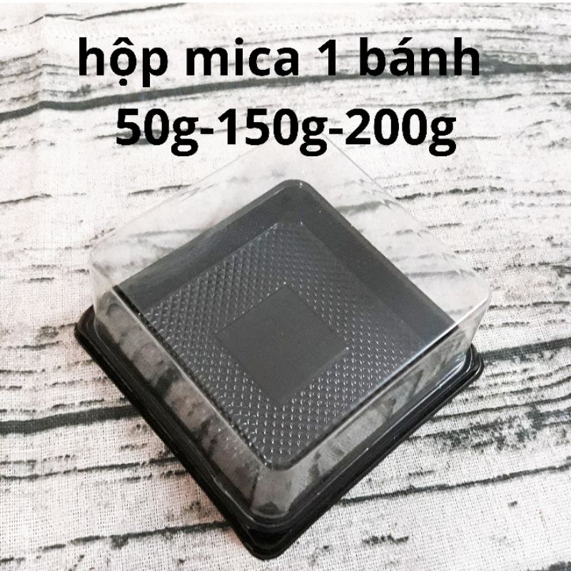 5 hộp mica đựng bánh 50g - 150g 250g 300g